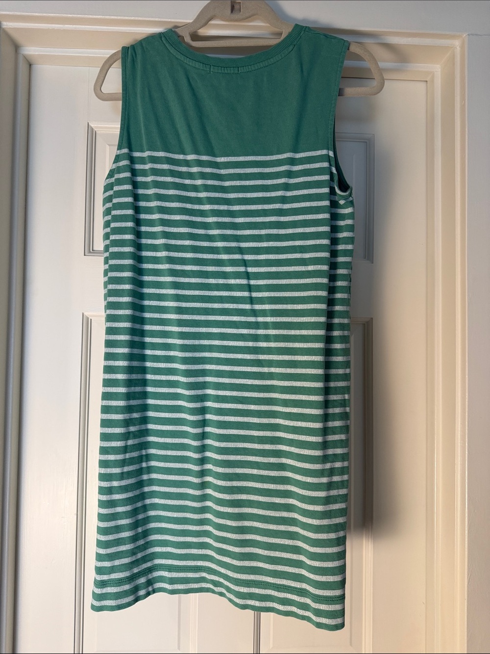 Z Supply Green and White Striped Sleeveless Casual Dress - Picture 6 of 6